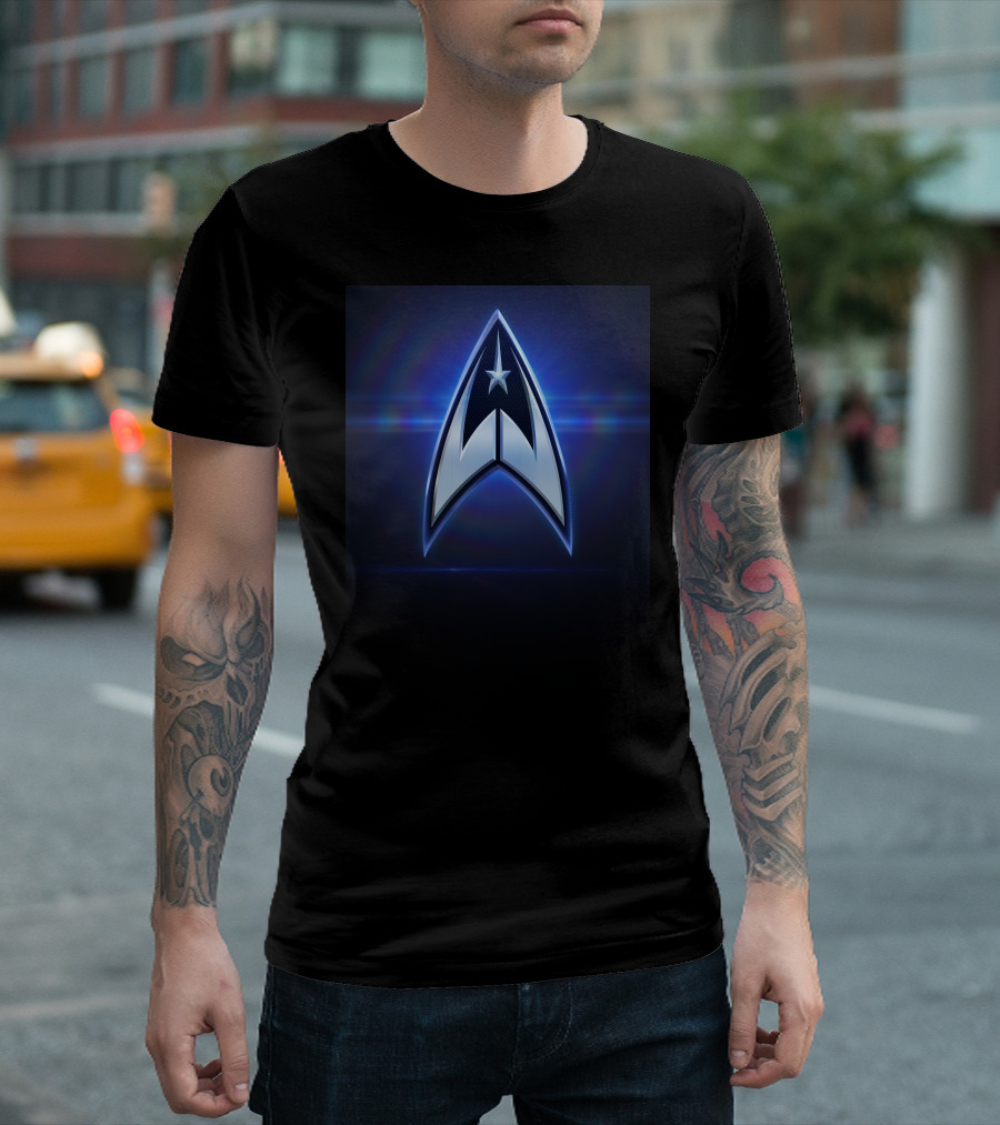 Star Trek TV Show Delta Shield with Star T-Shirt