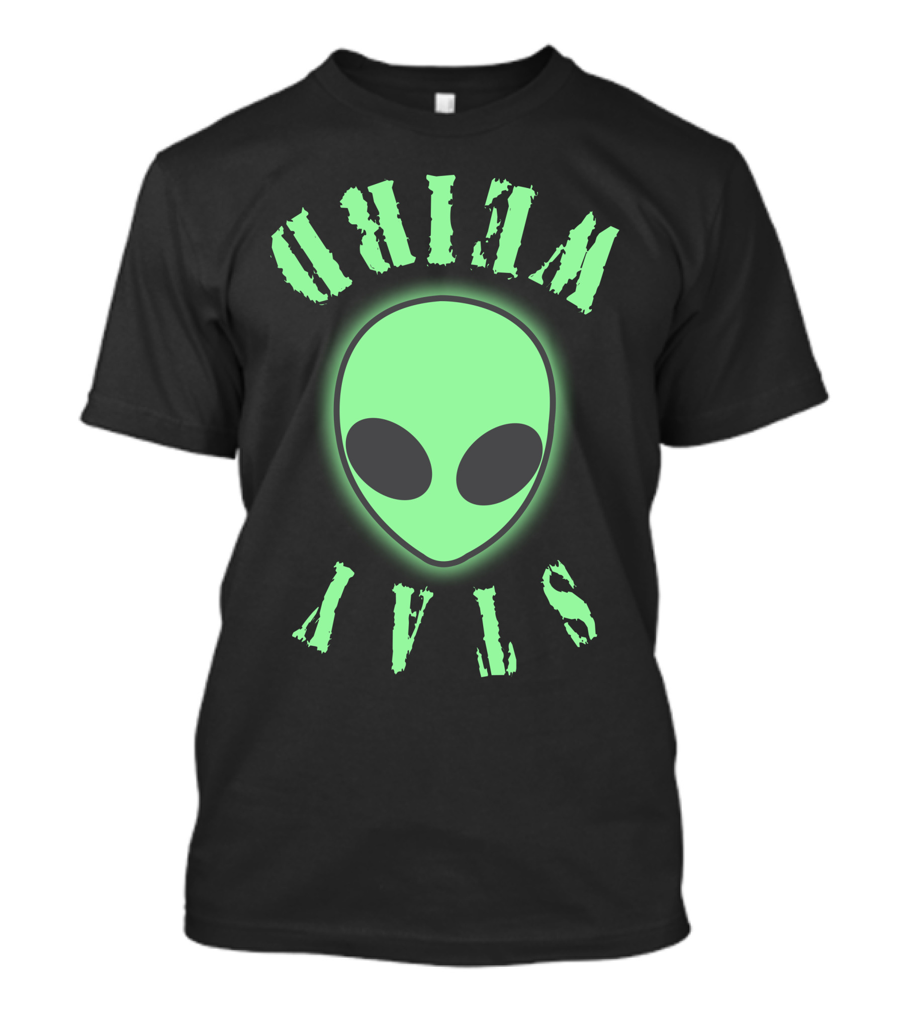Weird Alien Stay Girls T-Shirt