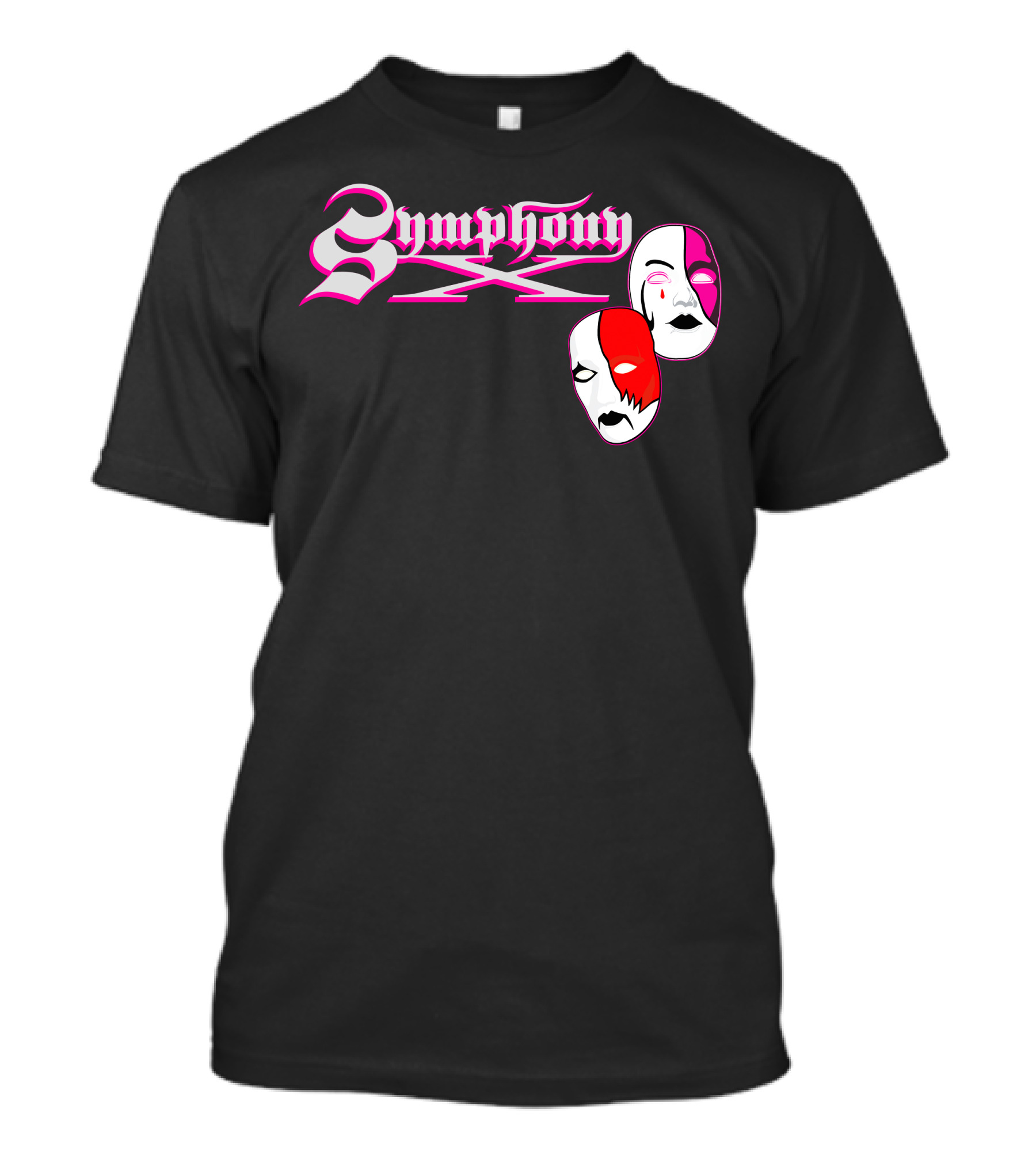 Symphony X Metal Progressive Band Theatrical Masks T-Shirt