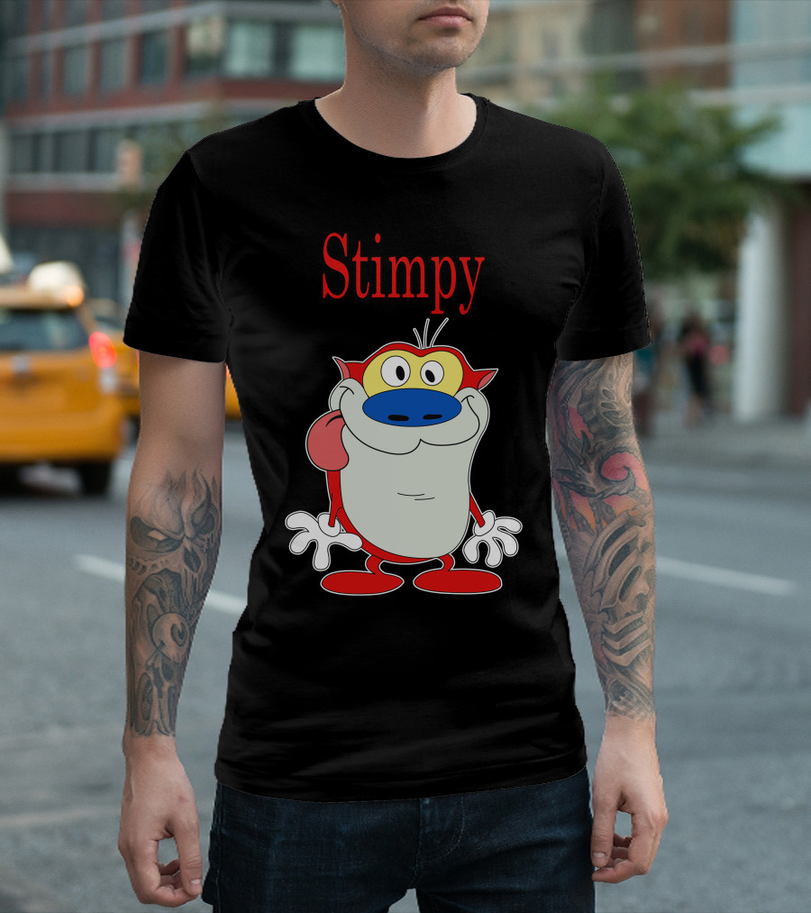 Stimpy Character from The Ren And Stimpy Show T-Shirt