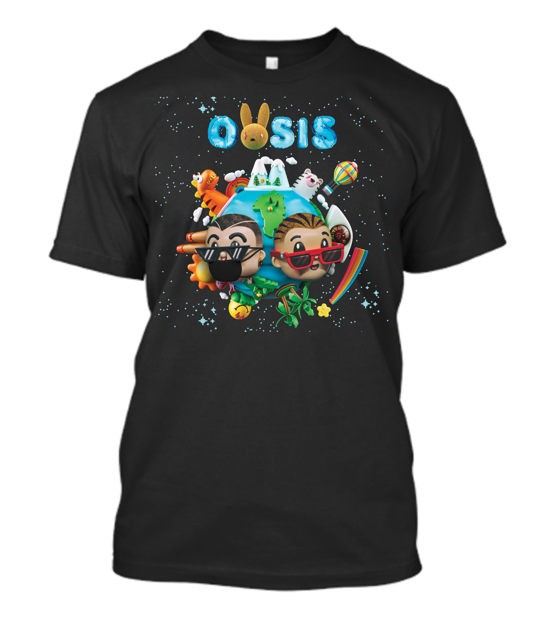 J Balvin OASIS Cartoon World Adventure T-Shirt