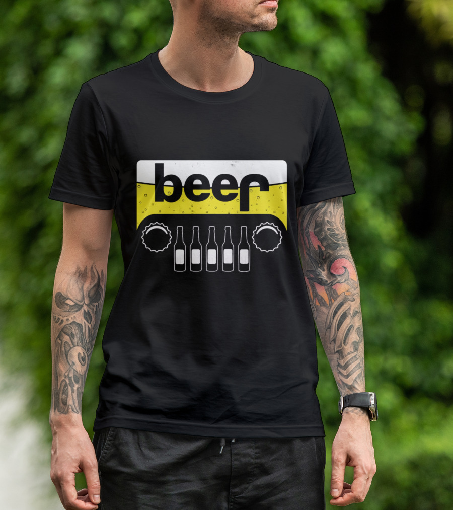 Beer Bottles Cap Offroad Adventure T-Shirt