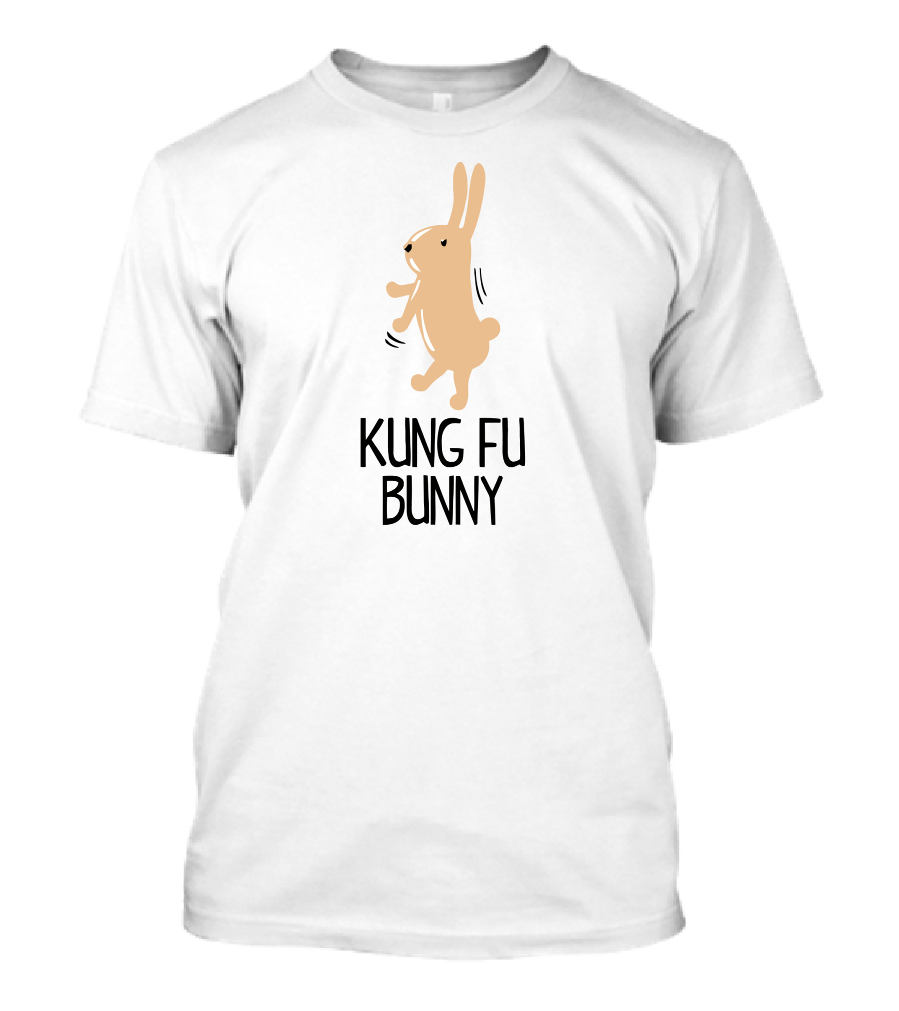 Kung Fu Bunny Jumping In Action T-Shirt