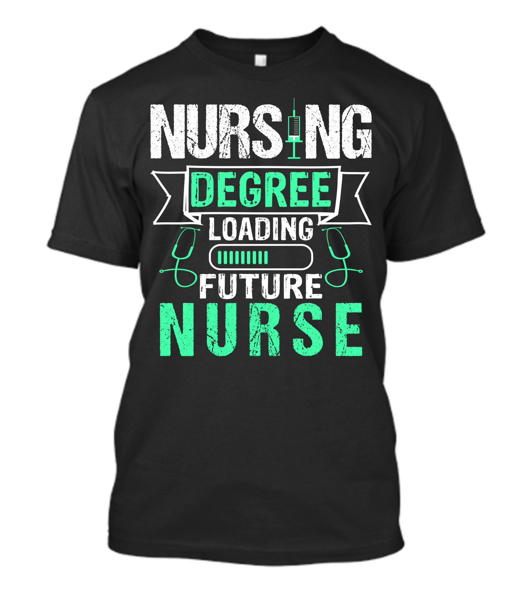 Nursing Loading Future Nurse Degree For Dark T-Shirt