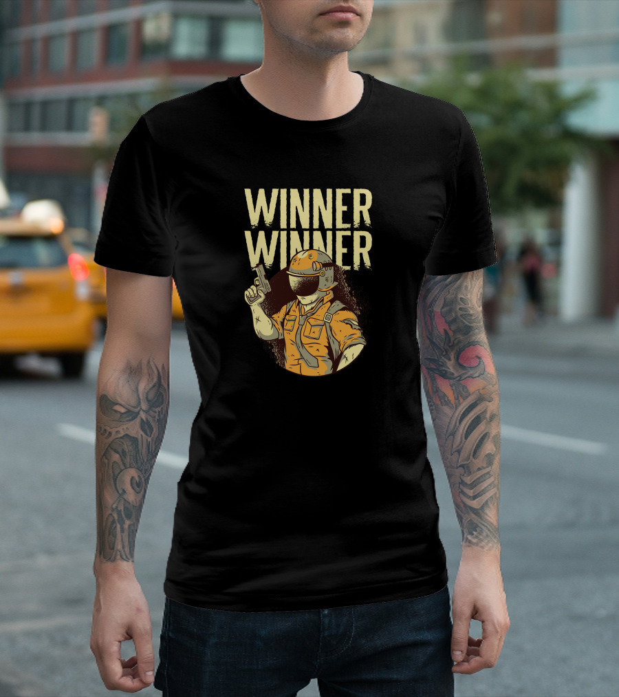 Winner Winner Battle Royale Victory Player Chicken Dinner T-Shirt