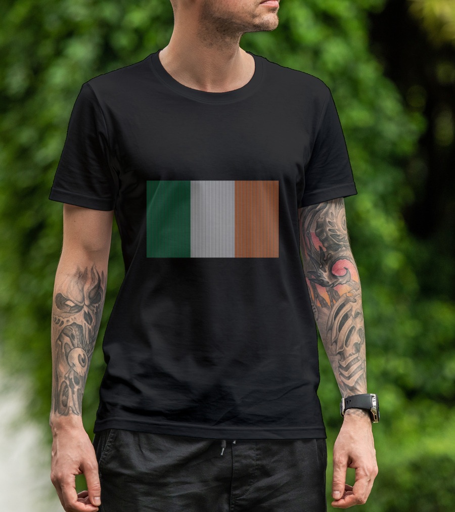 Flag Of Ireland Vertical Stripe T-Shirt
