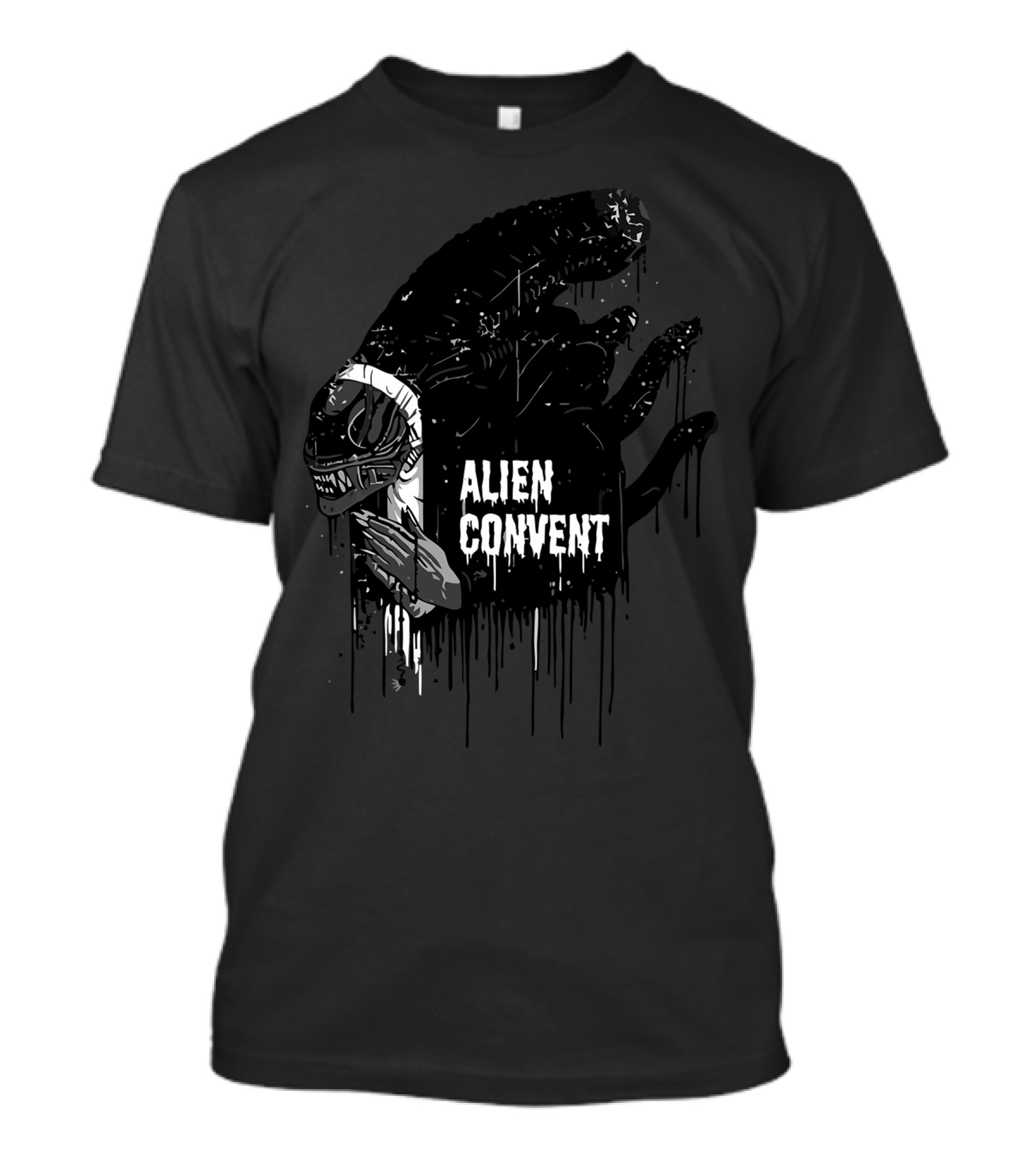 Alien Convent Graffiti Style Xenomorph T-Shirt