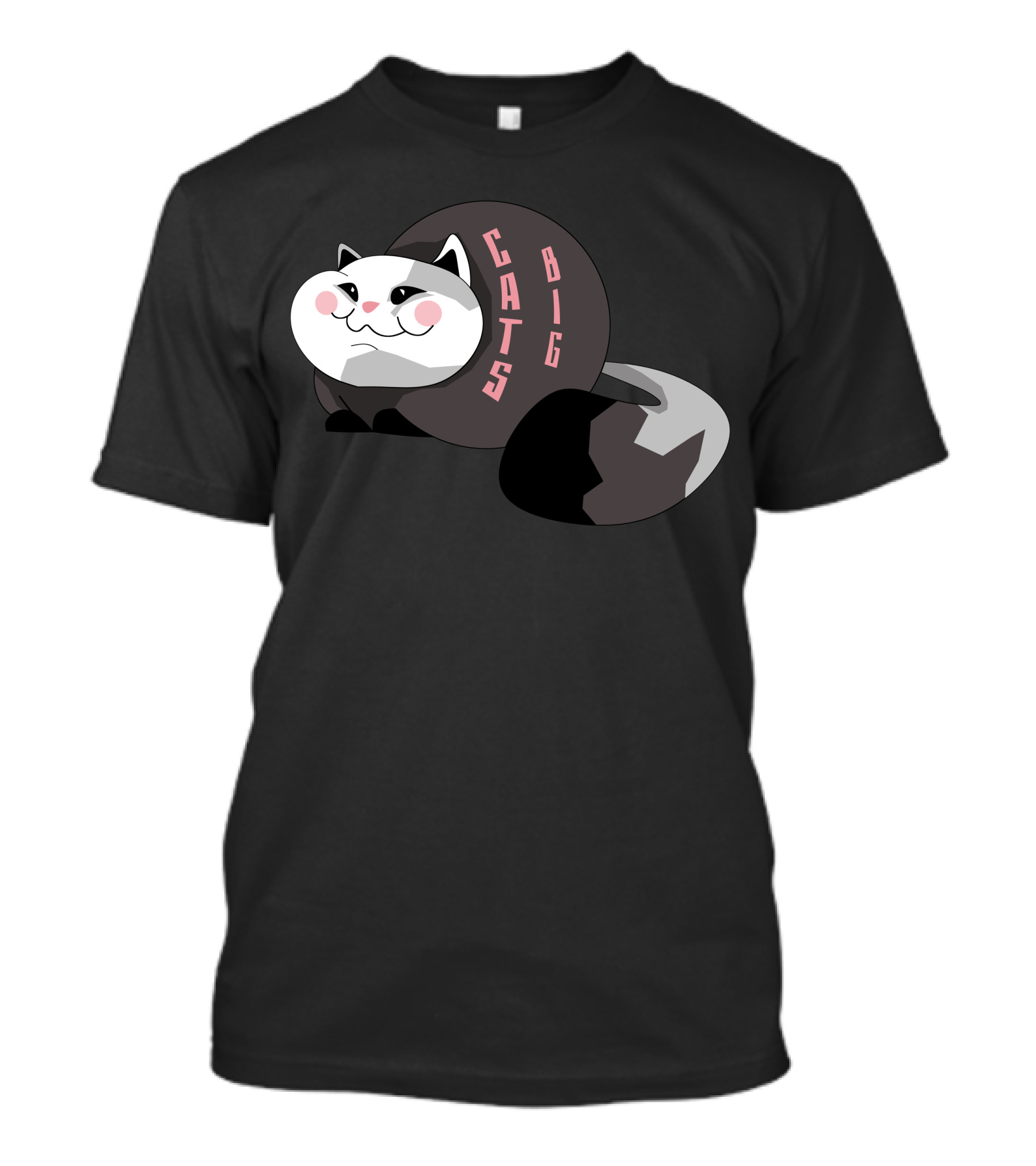 Big Cats Cute Chubby Feline T-Shirt
