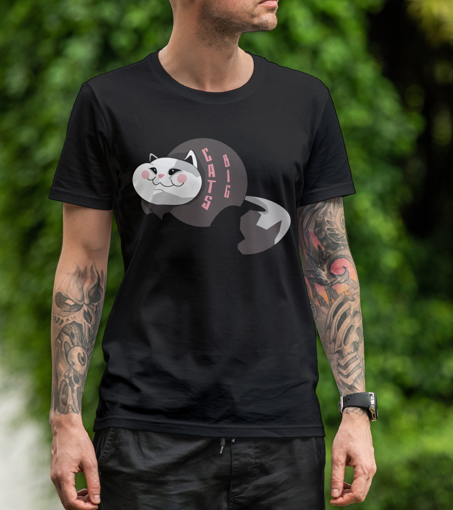 Big Cats Cute Chubby Feline T-Shirt