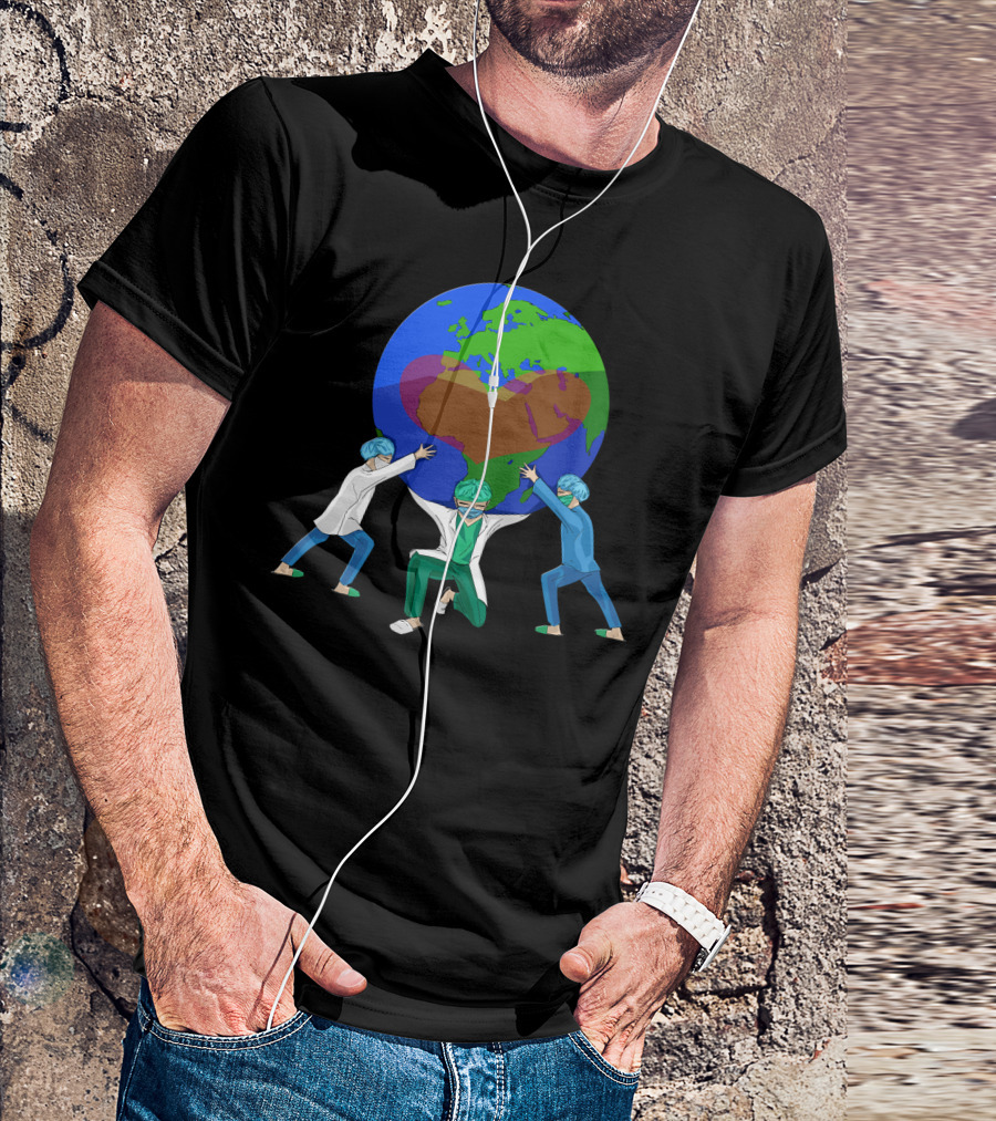 Health Heroes Lifting The World T-Shirt