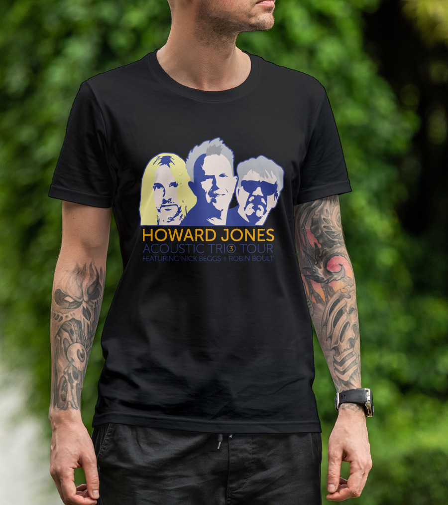 Howard Jones Acoustic Trio Tour Featuring Nick Beggs And Robin Boult T-Shirt