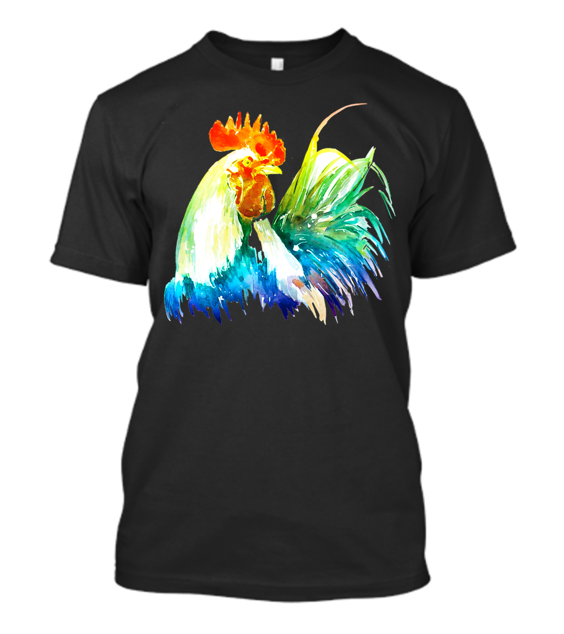 Rooster Rainbow Pride T-Shirt