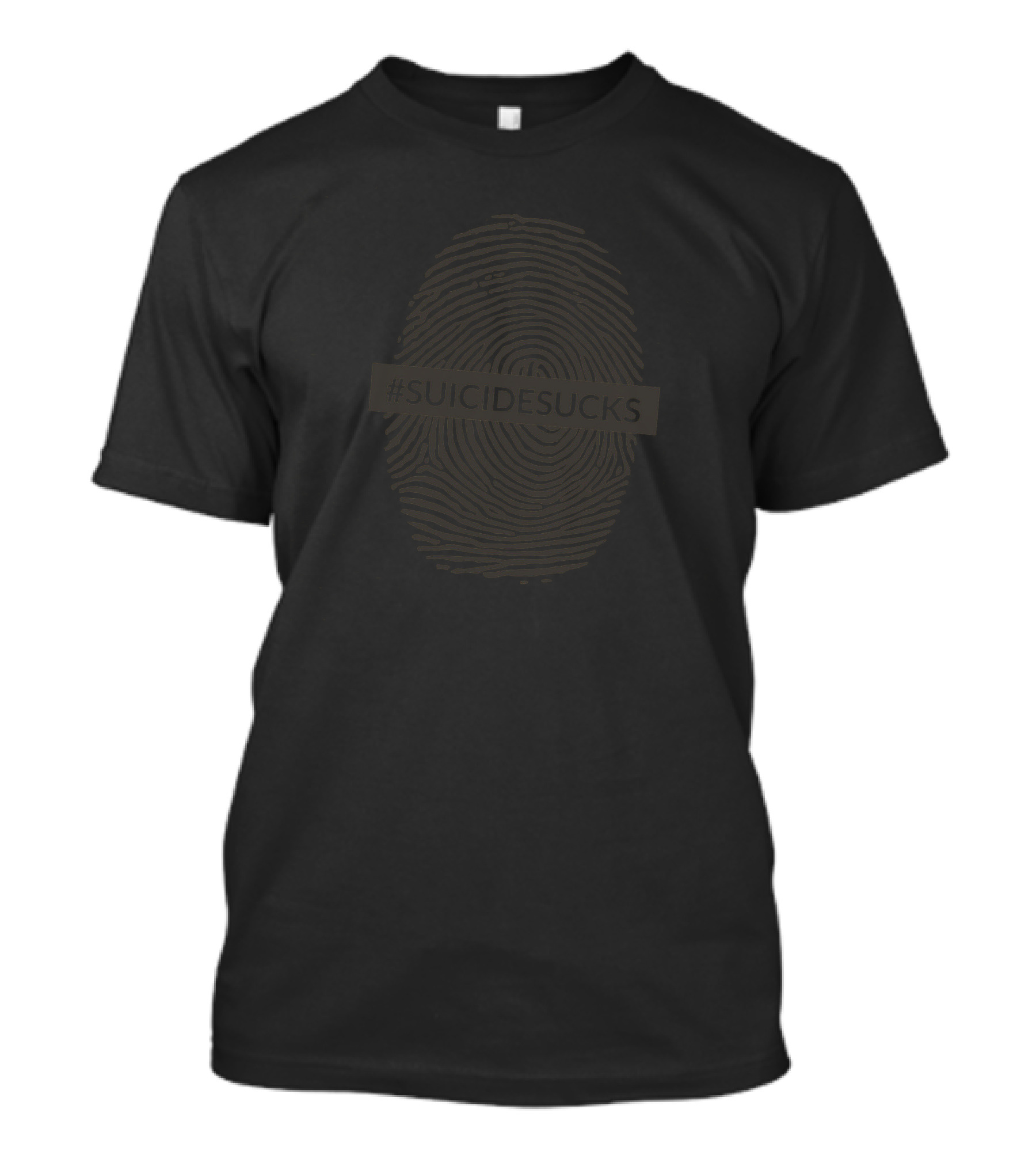 SuicideSucks Fingerprint Awareness T-Shirt