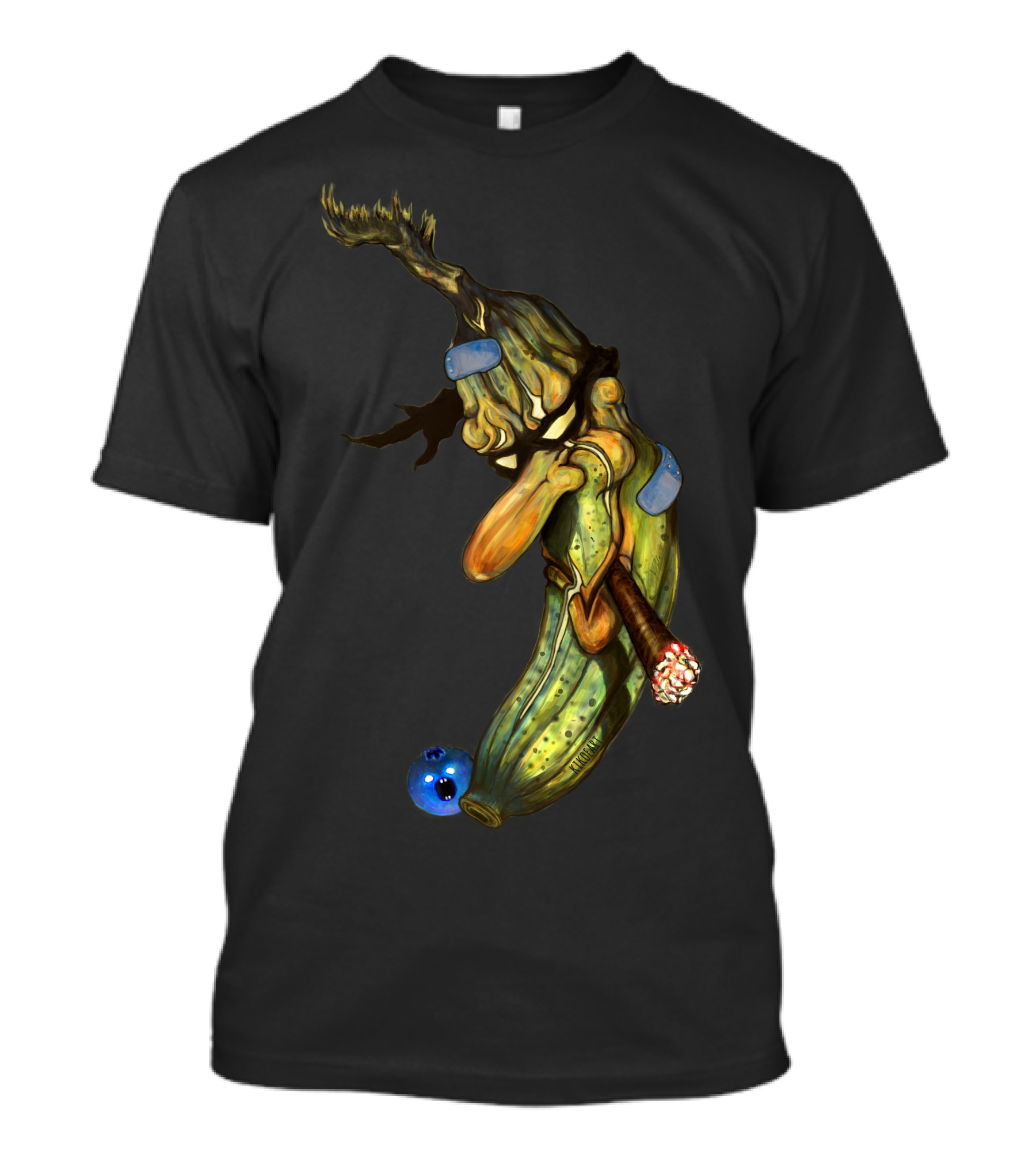 B Is For Badnaner And Booberry Banana Blueberry Duo T-Shirt
