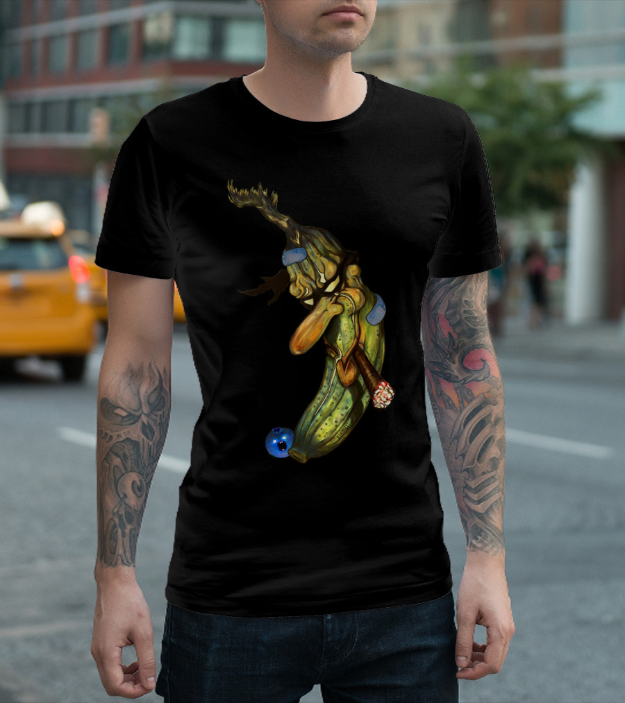B Is For Badnaner And Booberry Banana Blueberry Duo T-Shirt
