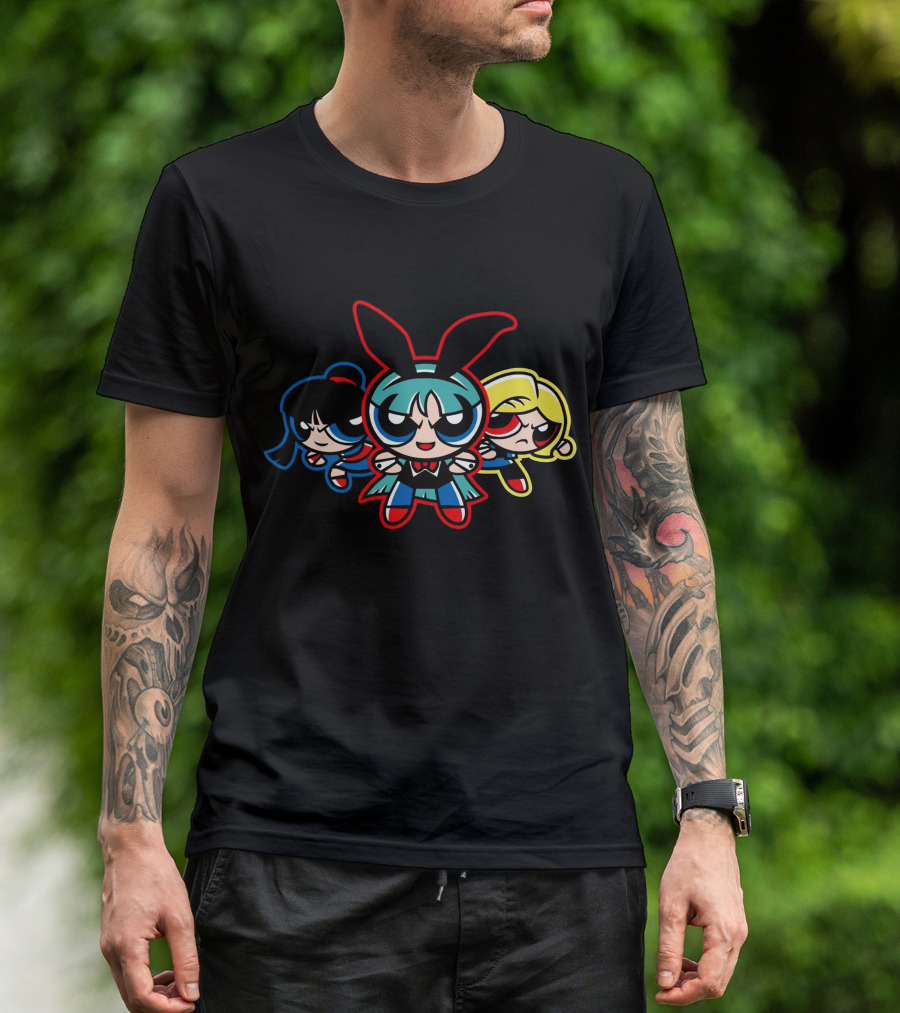 Power Puff Z Warrior Fusion Trio T-Shirt