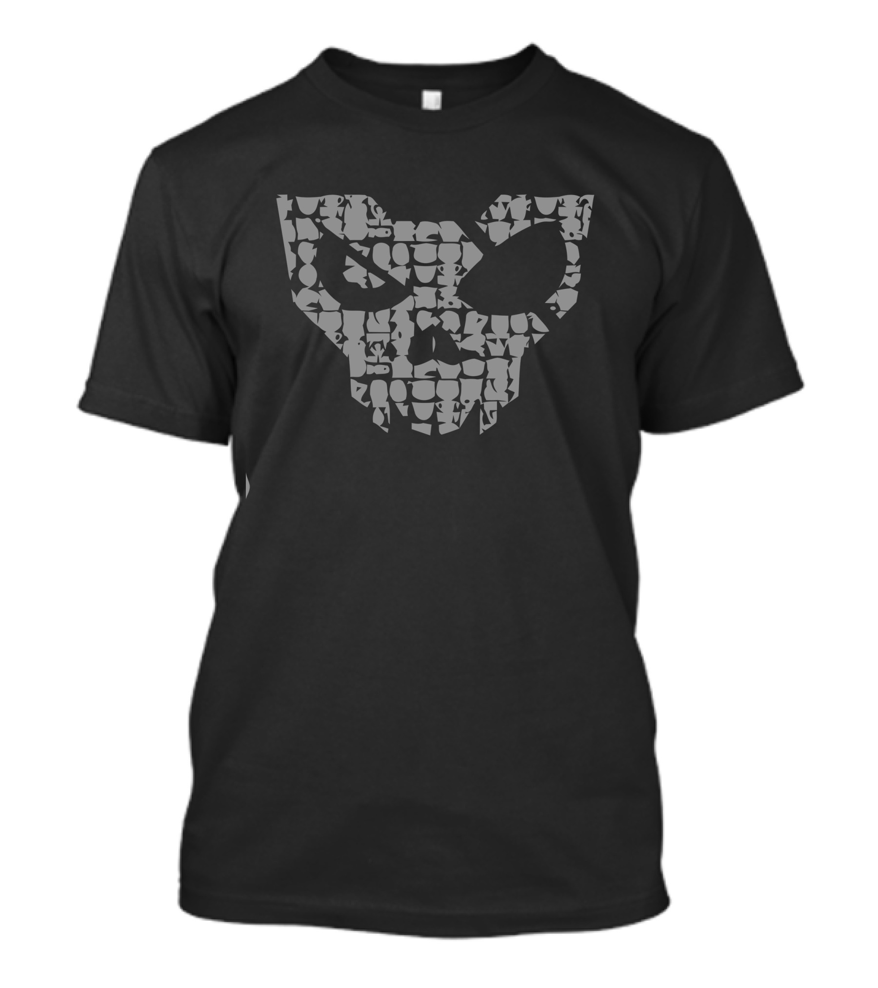Emoticon Skull Face Made Of Emoji Symbols T-Shirt
