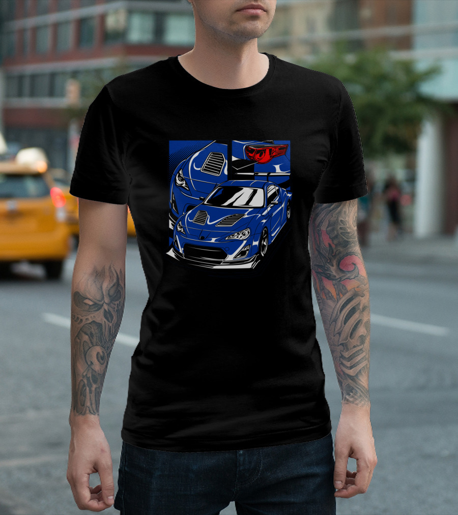GT86 Blue Sports Car T-Shirt
