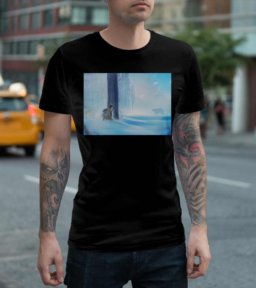 Hide And Seek Snowy Forest Adventure With Bear T-Shirt