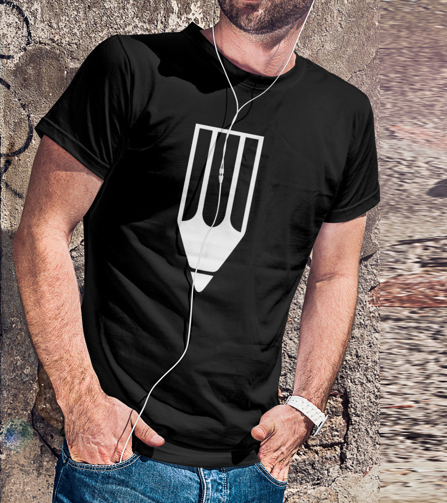 High Pen Pencil Icon T-Shirt