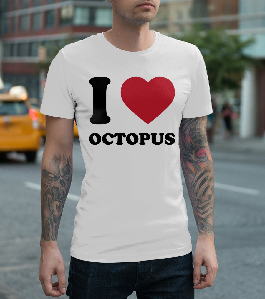 I Heart Octopus T-Shirt
