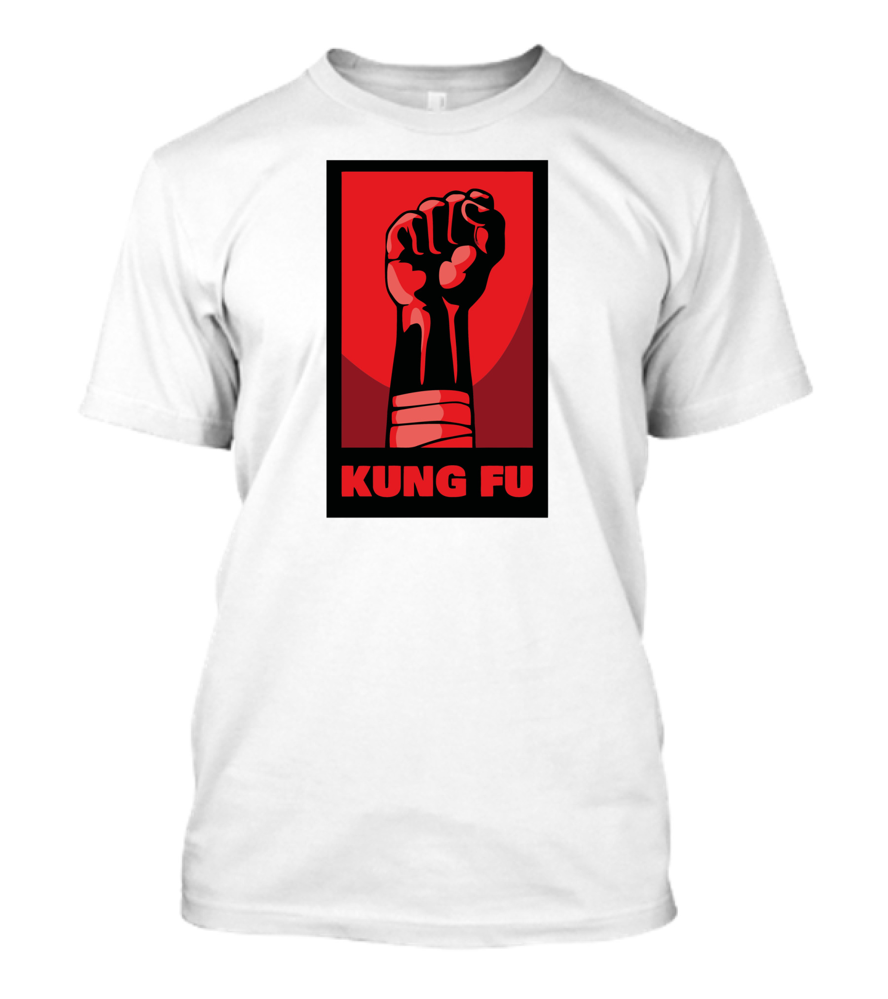 Kung Fu Power Fist Emblem T-Shirt
