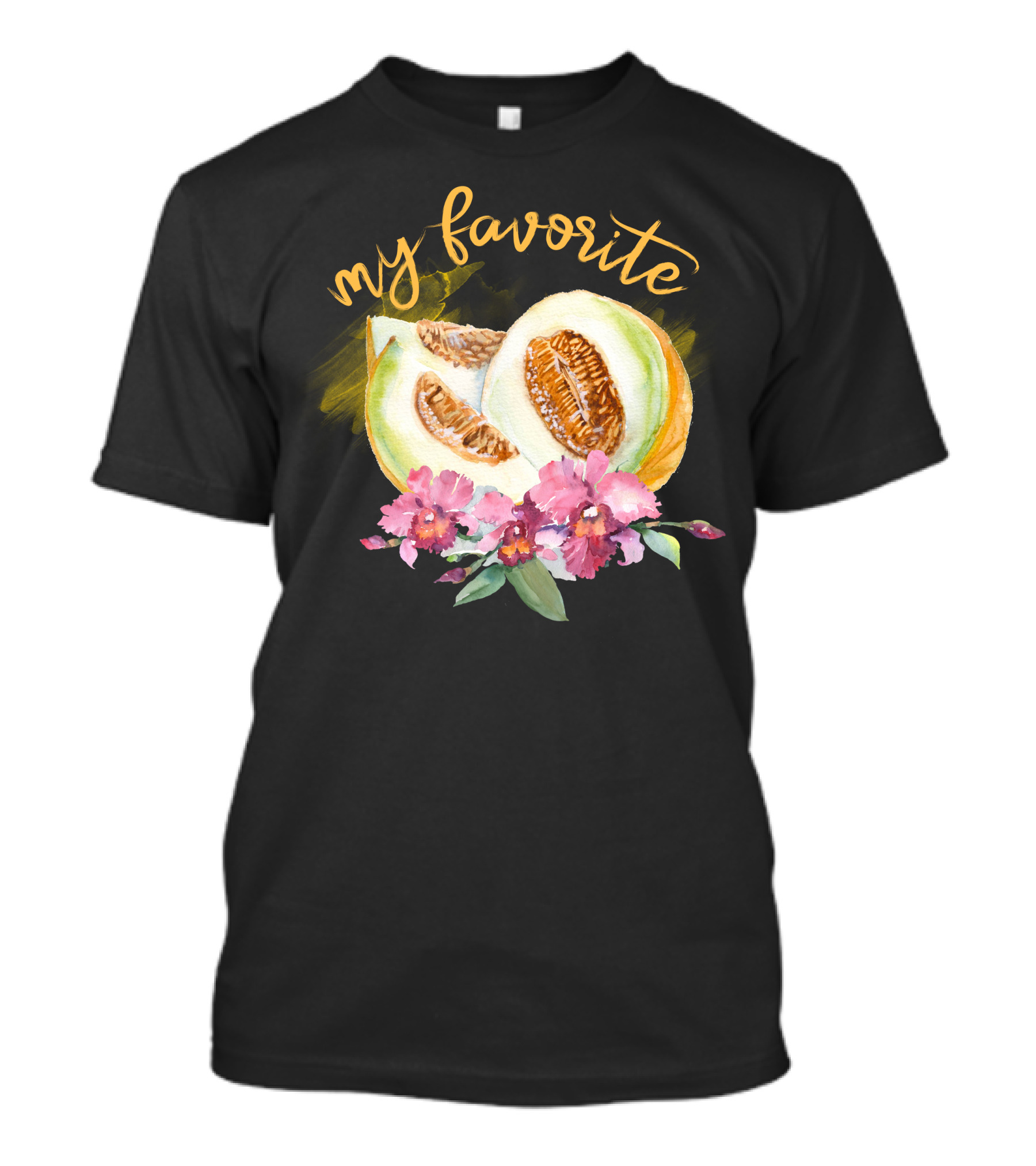 My Favorite Melon With Floral Arrangement T-Shirt