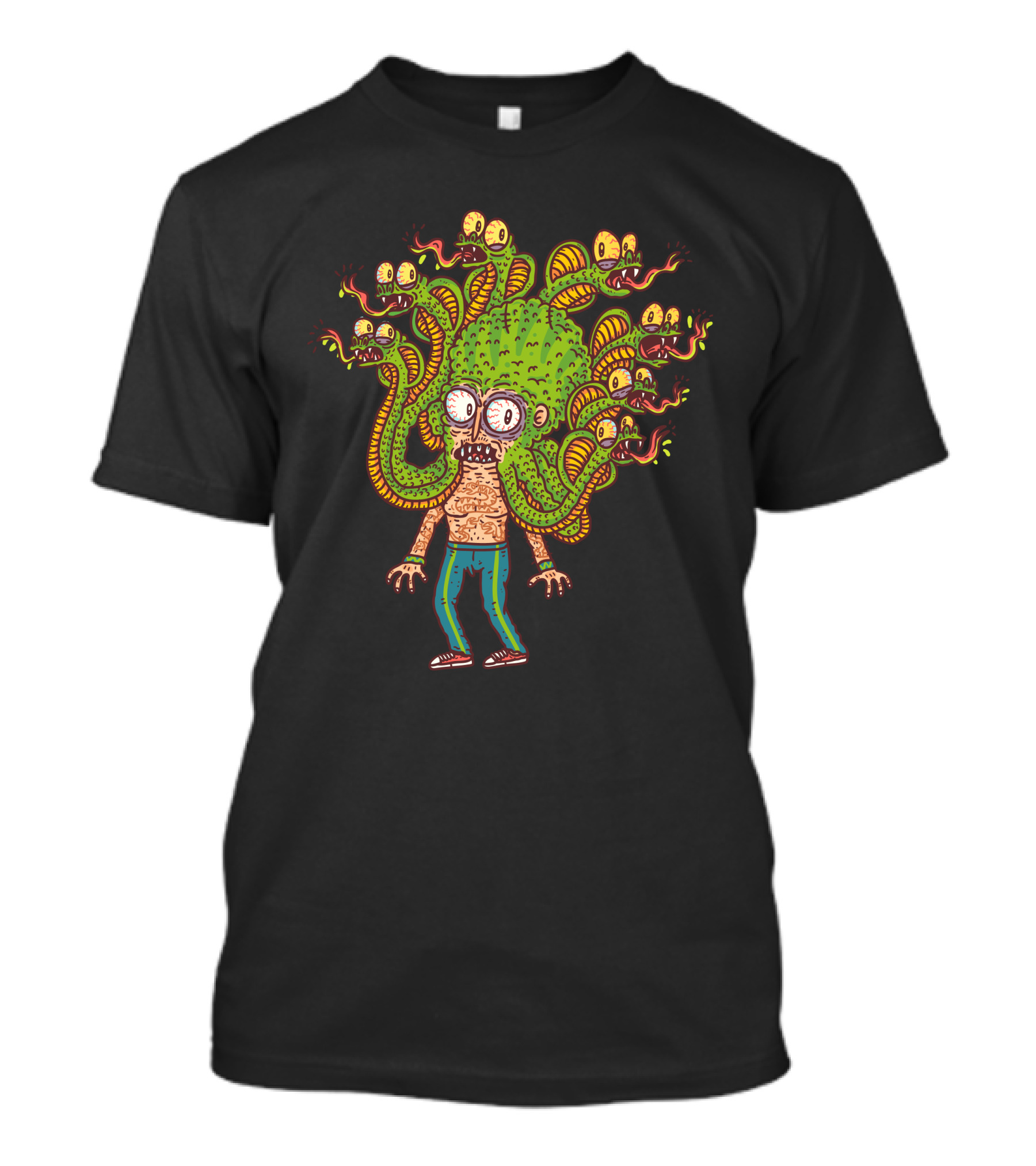 Snakeman With Multiple Snake Heads And Glasses T-Shirt