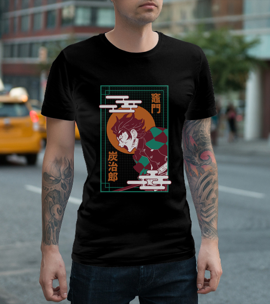 Tanjiro Kamado Demon Slayer Kanji T-Shirt