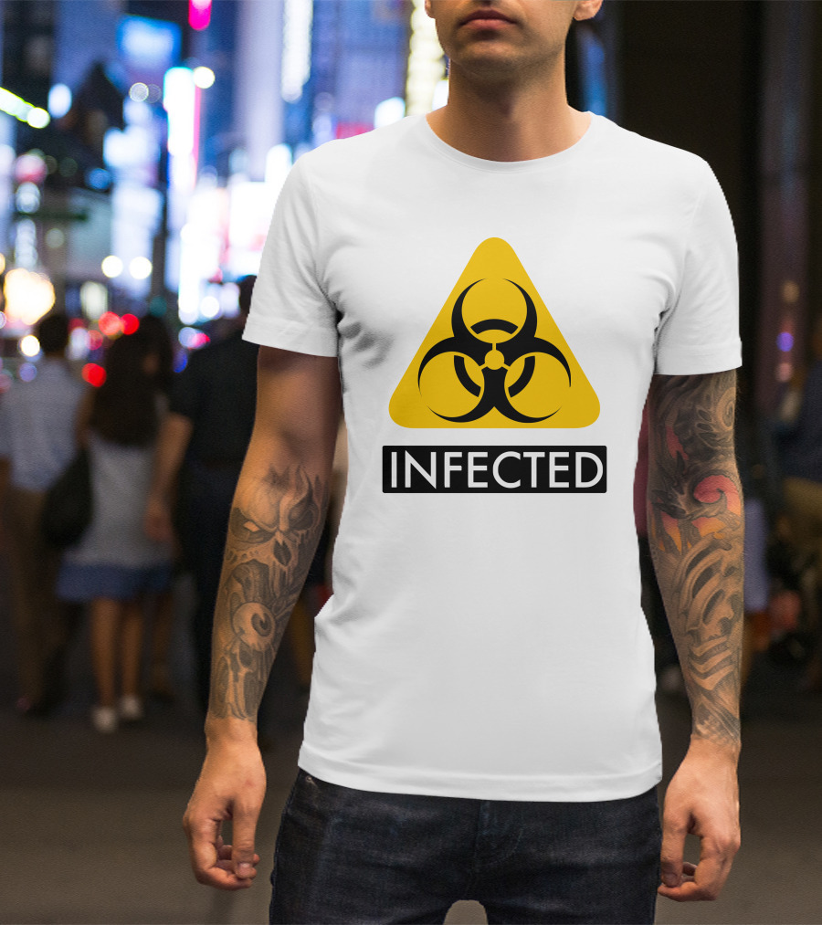 Biohazard Infected Warning T-Shirt