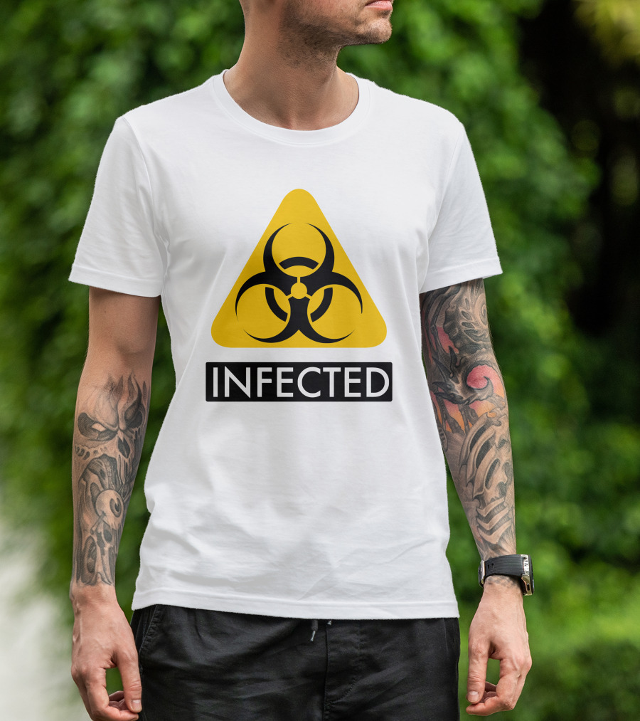 Biohazard Infected Warning T-Shirt