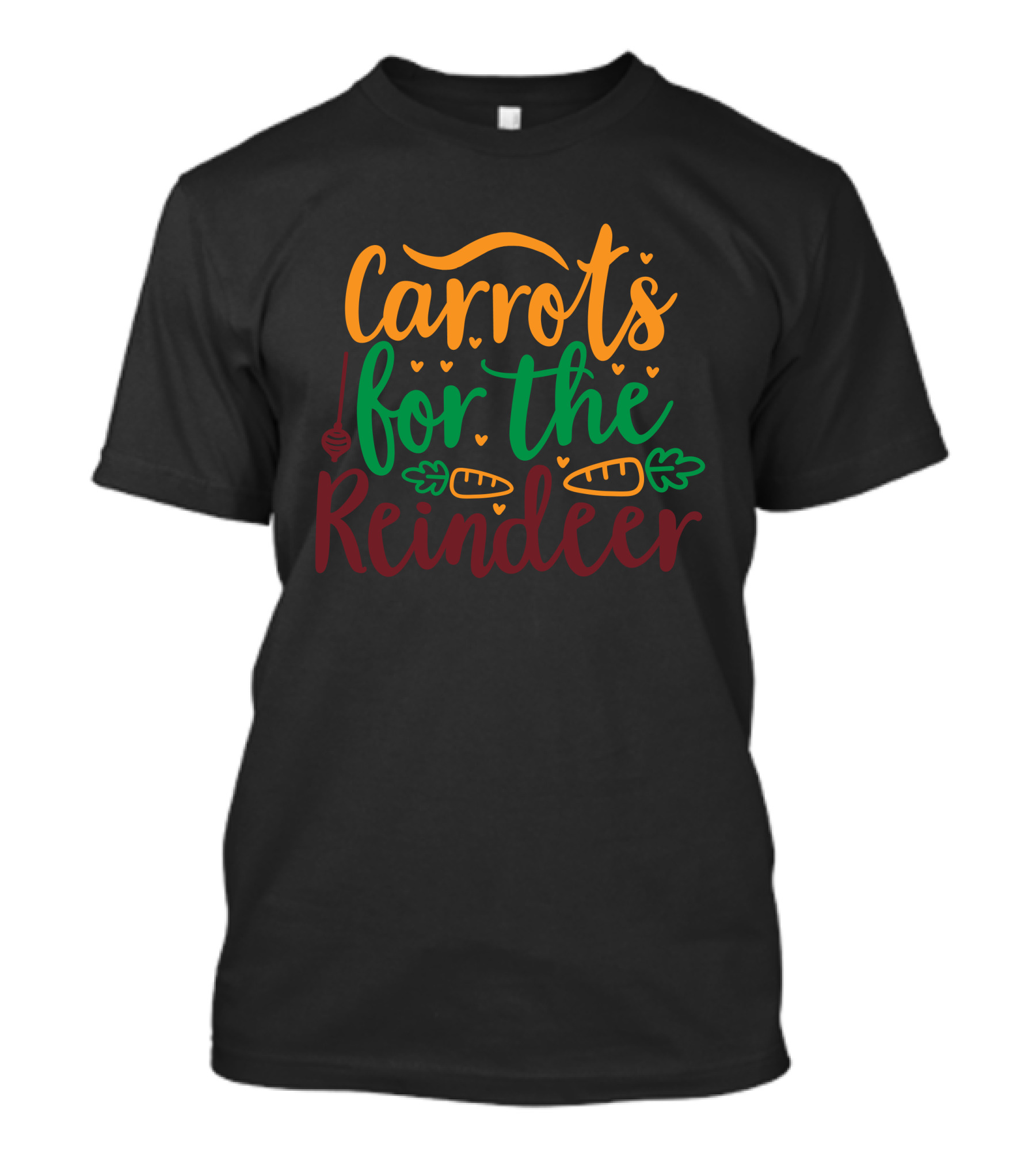 Carrots For The Reindeer Christmas T-Shirt