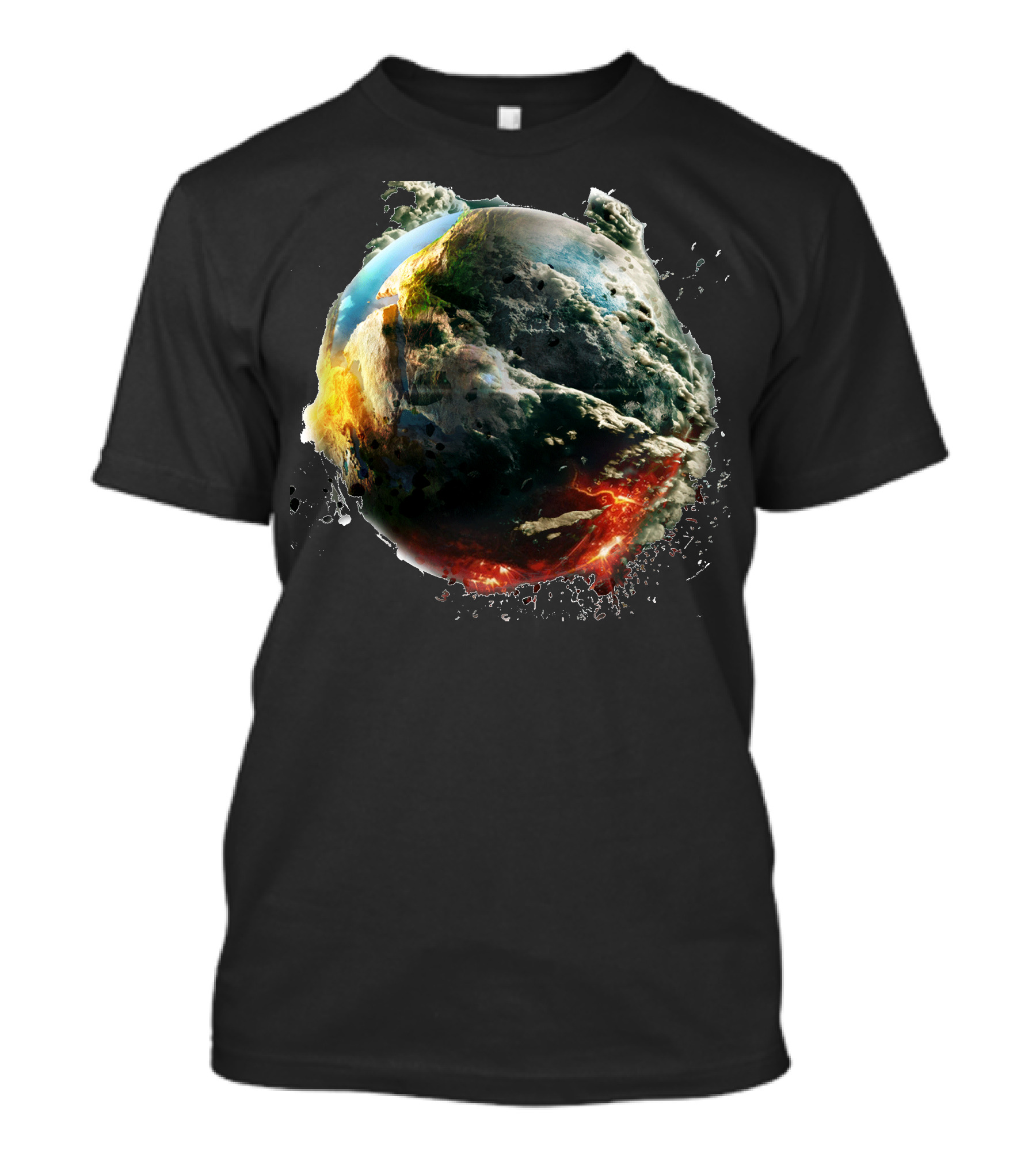 Earth Meteorite Asteroid Impact Event T-Shirt
