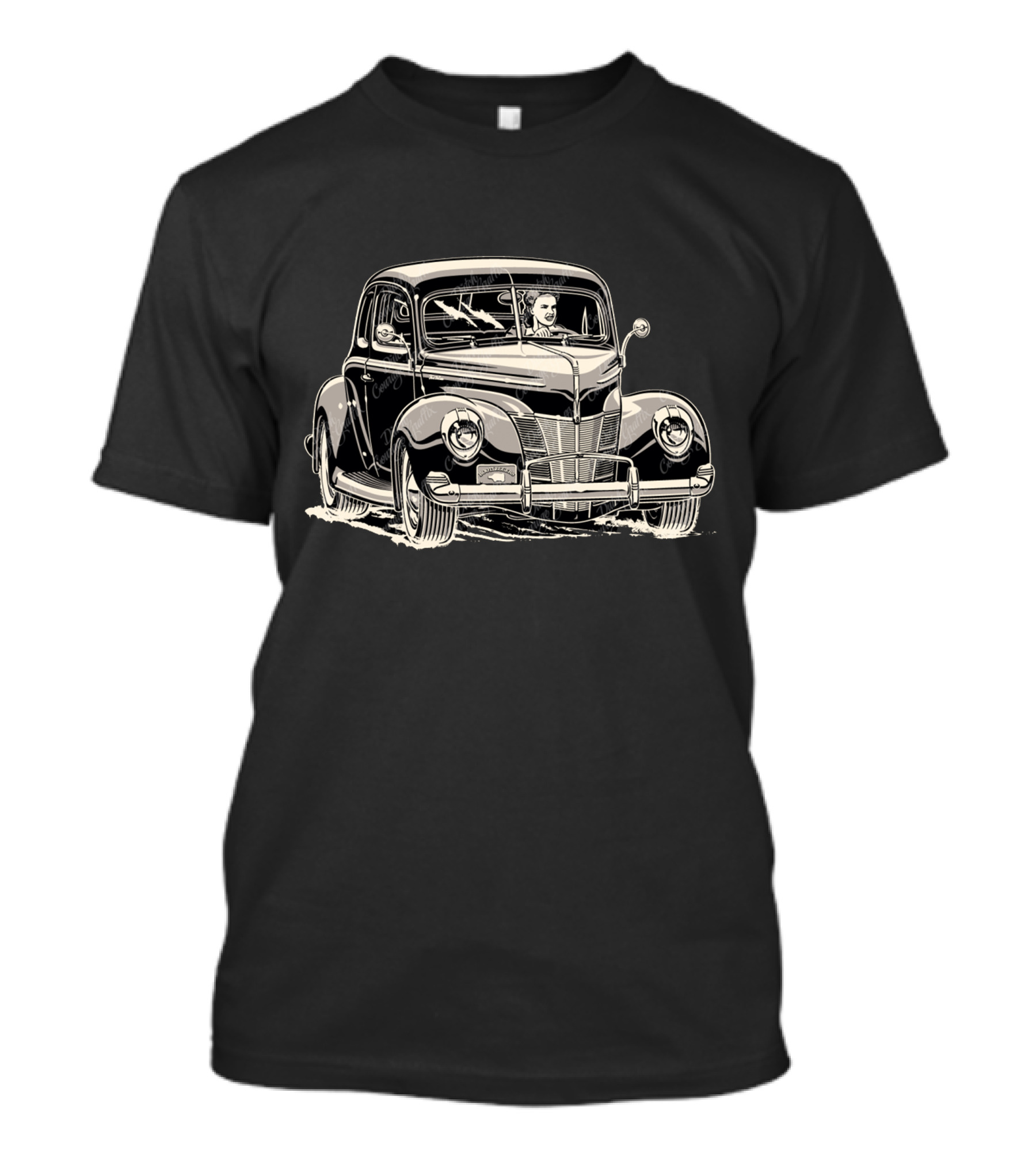 1940 Coupe Hot Rod Classic Car T-Shirt