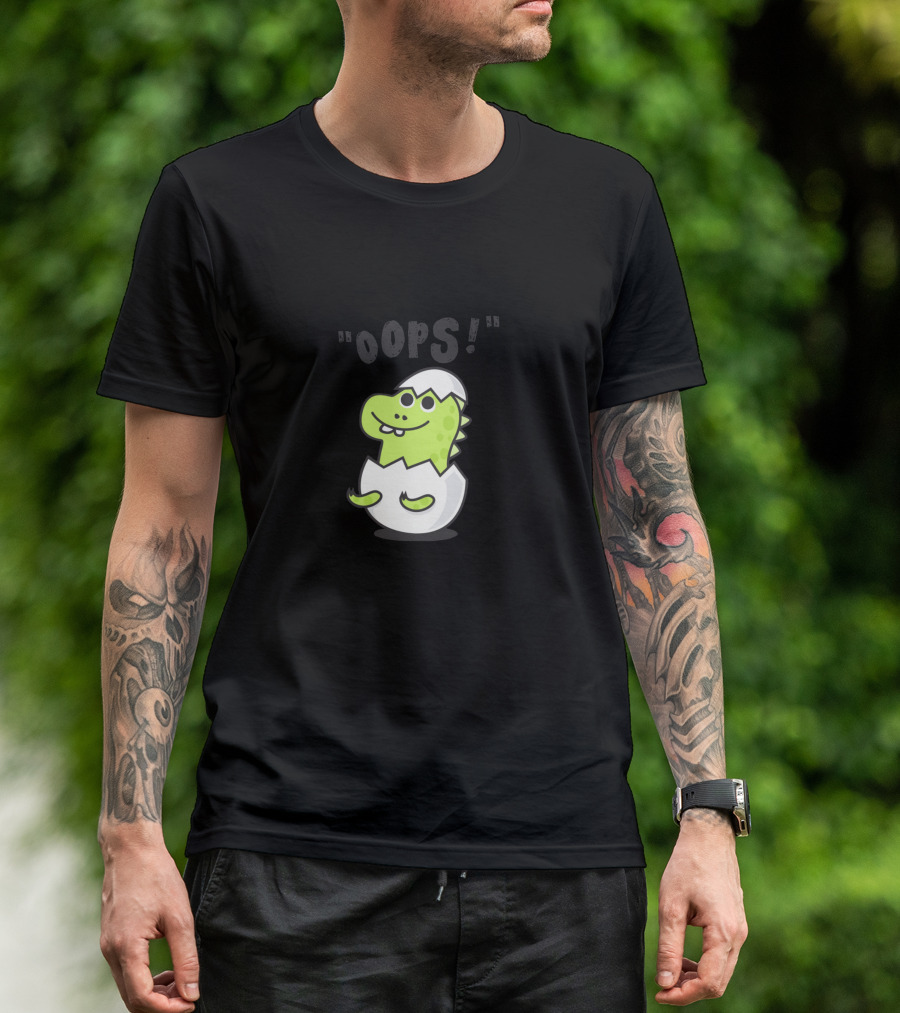 Oops Baby Dino Hatchling T-Shirt