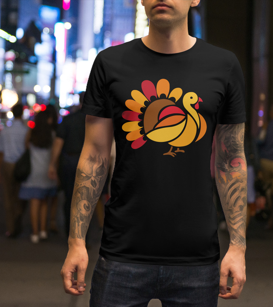 Beauty Turkey Stained Glass T-Shirt