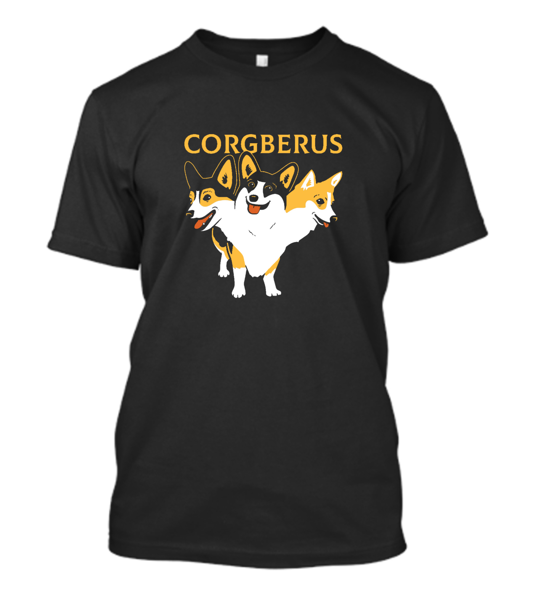 Corgberus Three-Headed Corgi Cerberus T-Shirt
