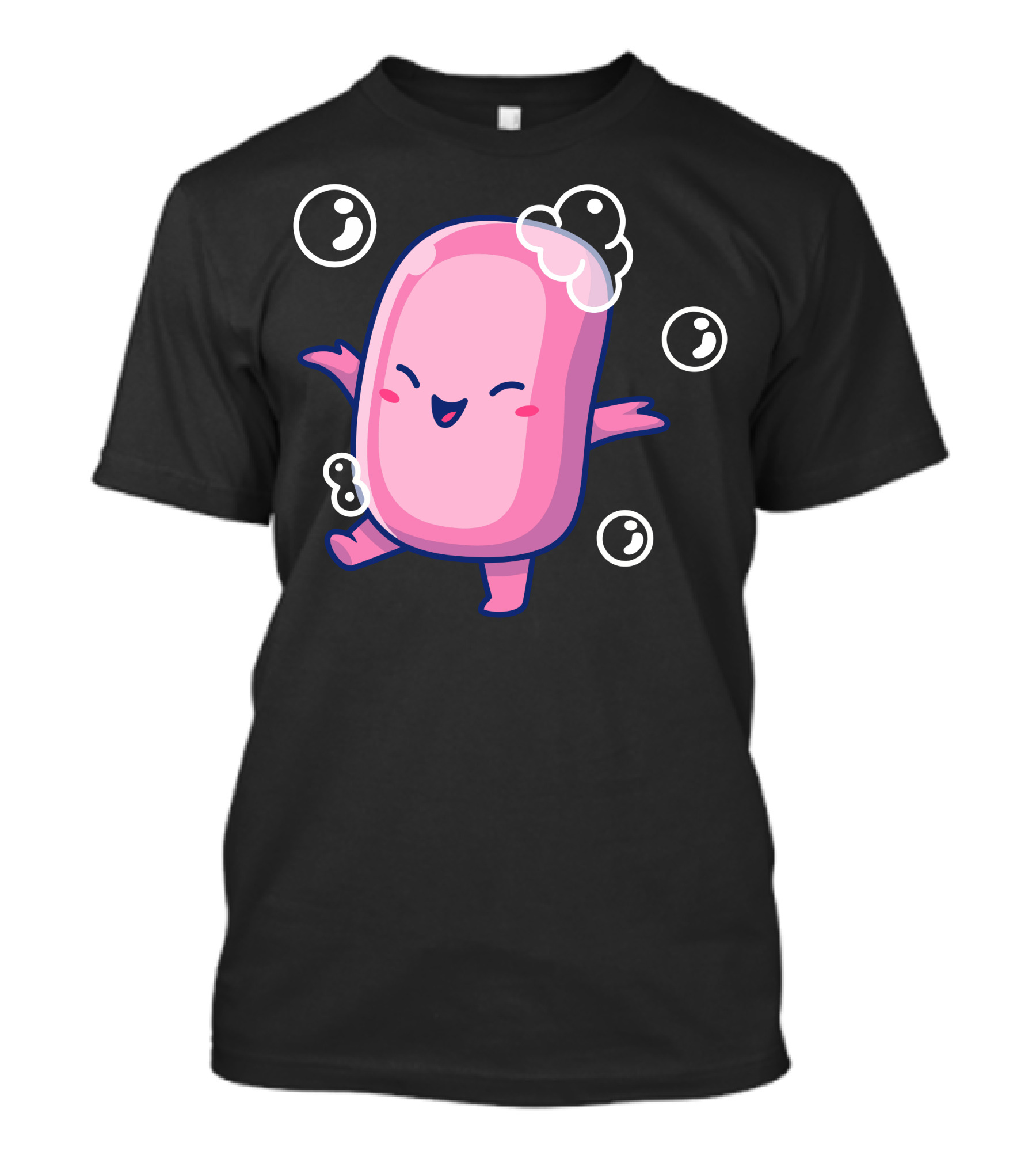 Cute Dancing Soap Bar Bubbles T-Shirt