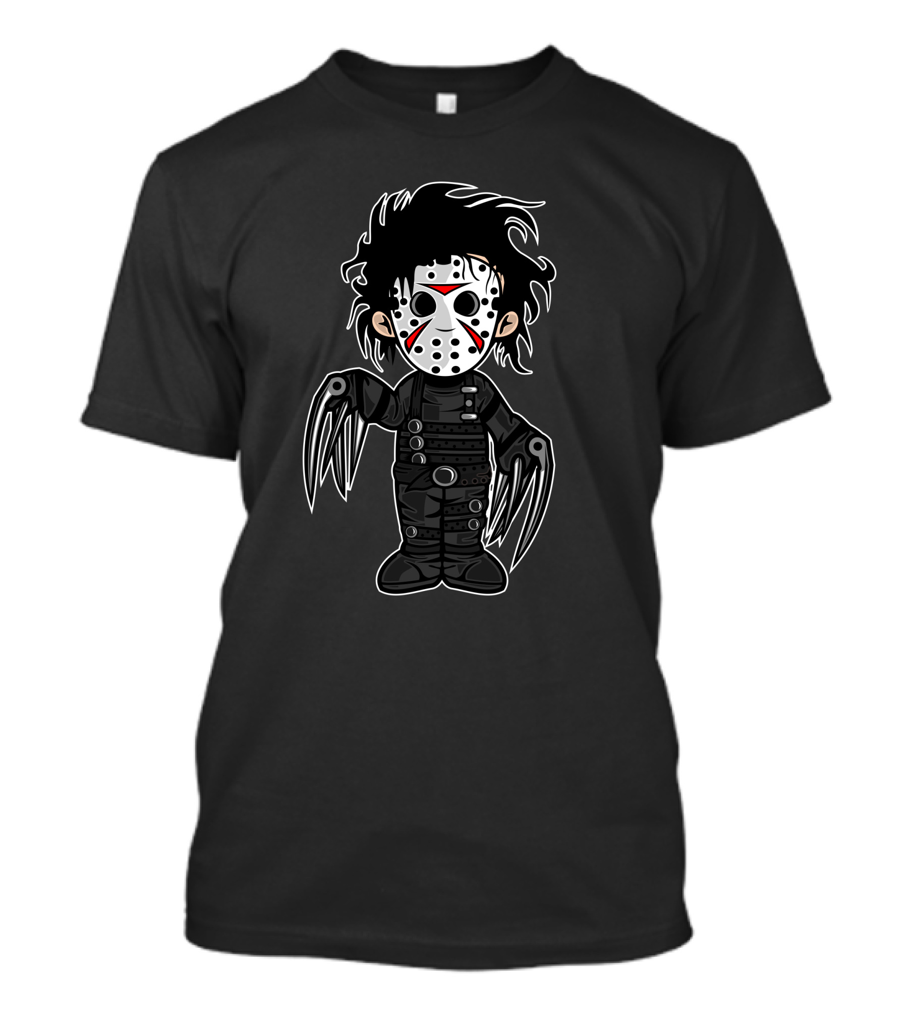 Edward Scissorhands Jason Voorhees Mashup T-Shirt