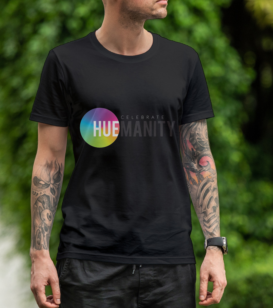 Celebrate Huemanity Multicolor Circle T-Shirt