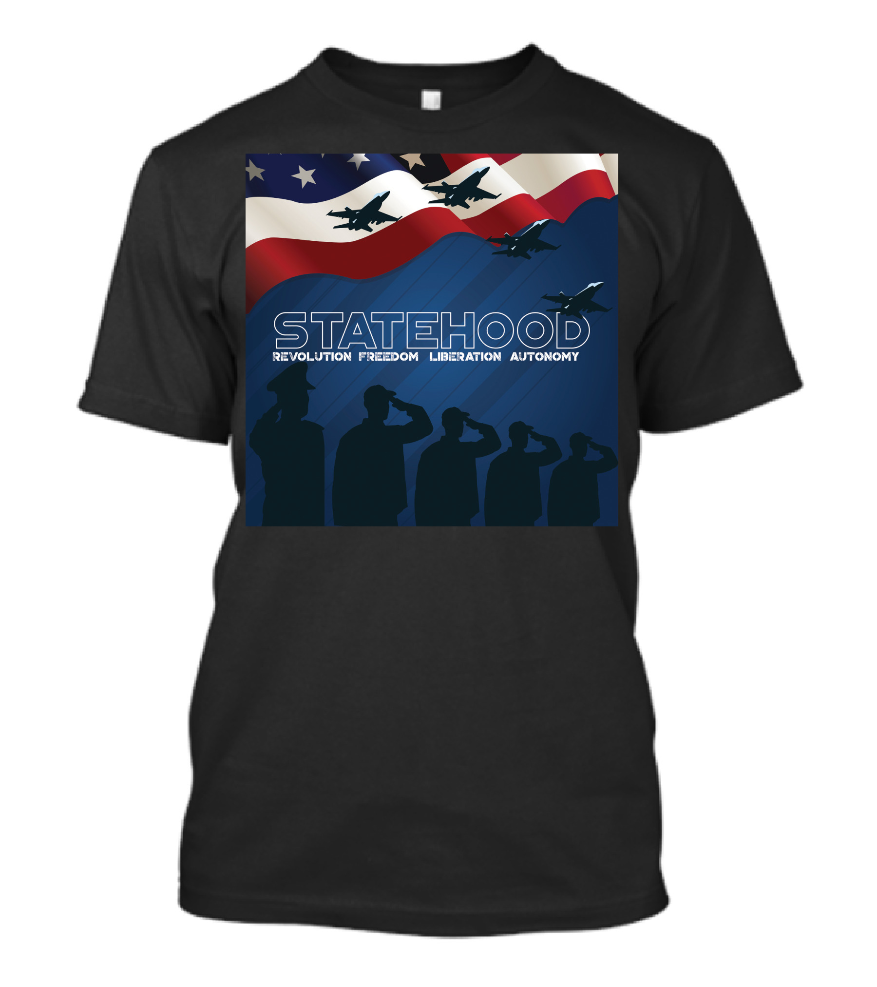 Statehood Revolution Freedom Liberation Autonomy Independence T-Shirt