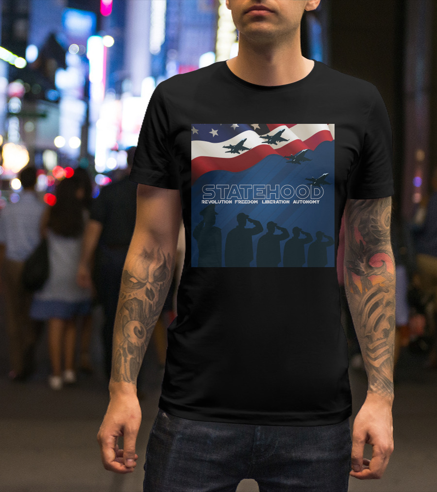 Statehood Revolution Freedom Liberation Autonomy Independence T-Shirt