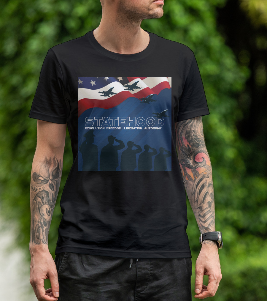 Statehood Revolution Freedom Liberation Autonomy Independence T-Shirt