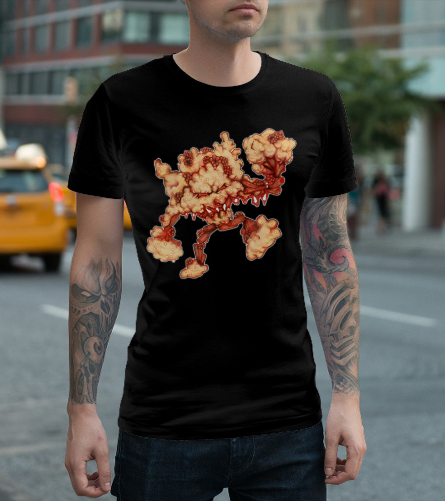 R For Raspberry And Rhubarb Crumbler Cloudy Treat Monster T-Shirt