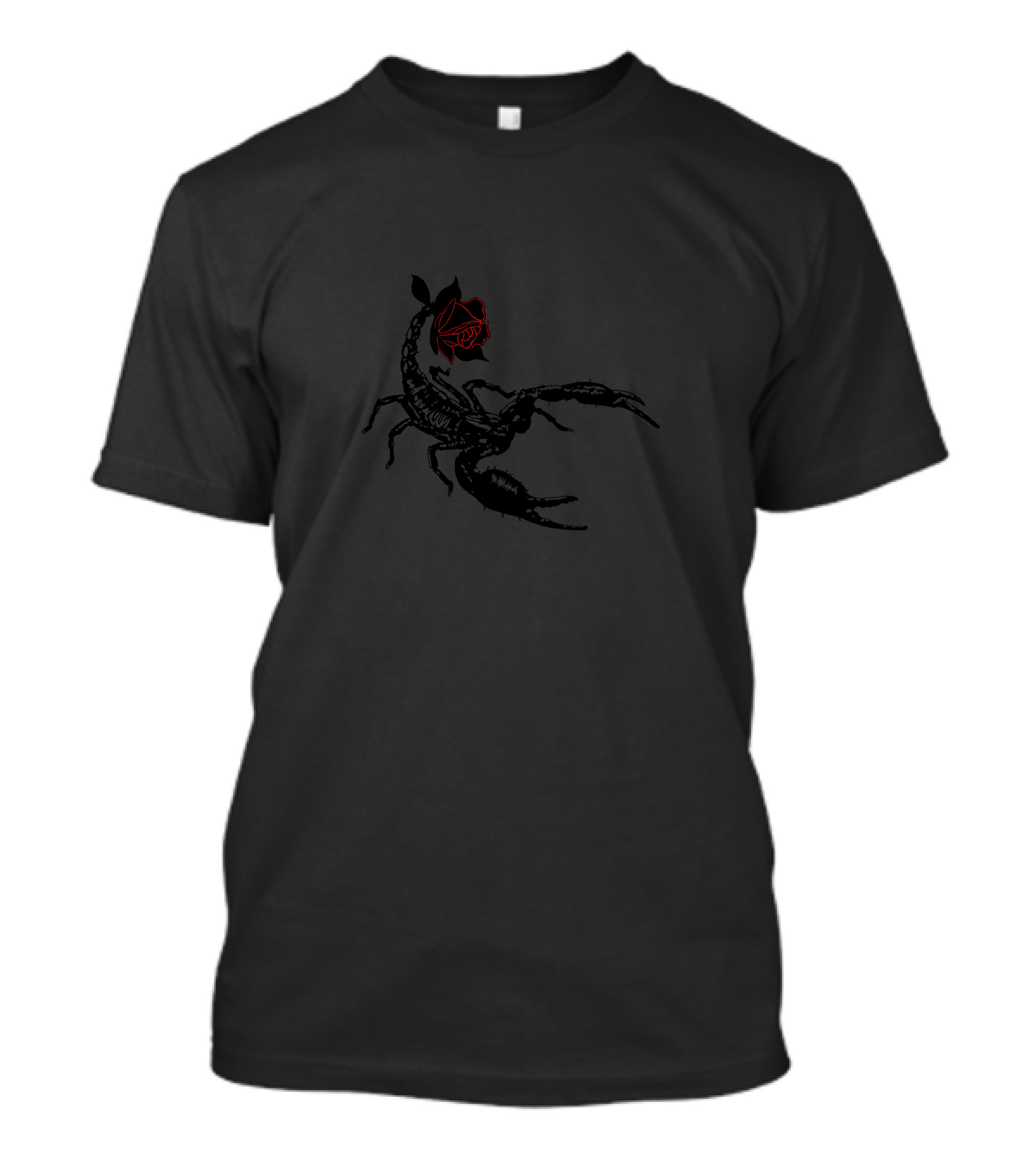 Scorpio Holding Red Rose T-Shirt