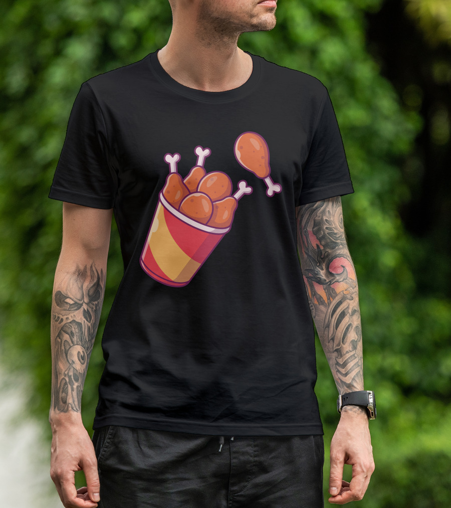 Chicken Wing Bucket Delight T-Shirt