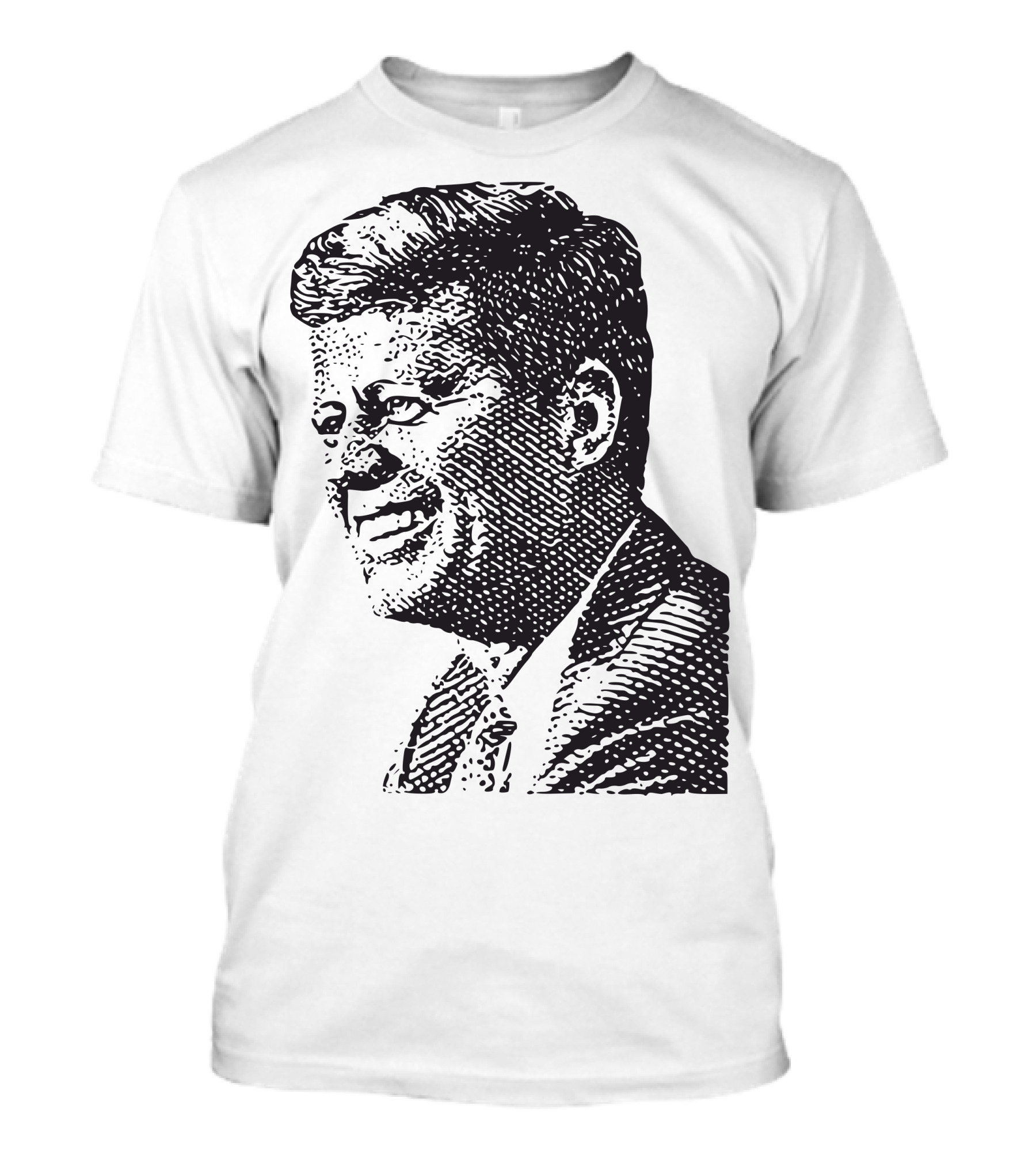 John Fitzgerald Kennedy Classic Profile President T-Shirt