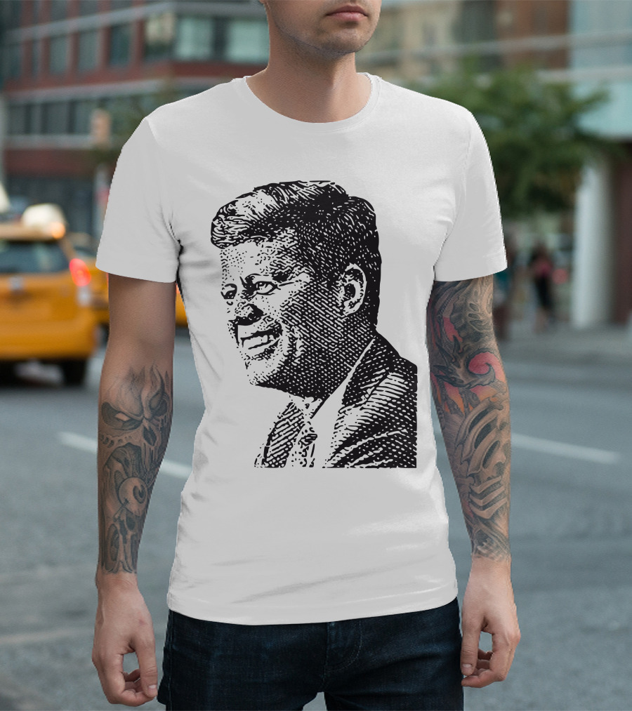 John Fitzgerald Kennedy Classic Profile President T-Shirt