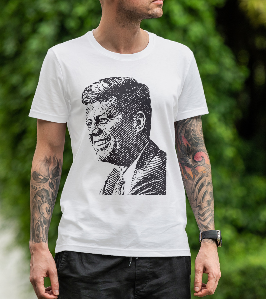 John Fitzgerald Kennedy Classic Profile President T-Shirt