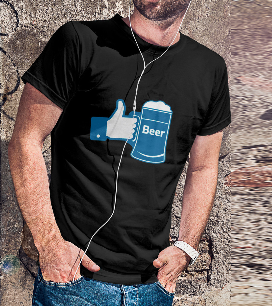 Like Thumbs Up Beer T-Shirt